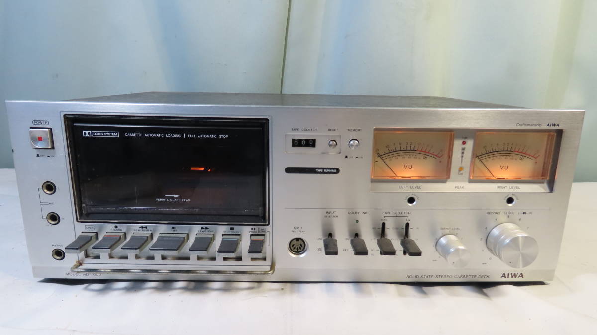 ステレオカセットレコーダー ※ AIWA AD-7600 ※ AIWA AD-7600 アイワ
