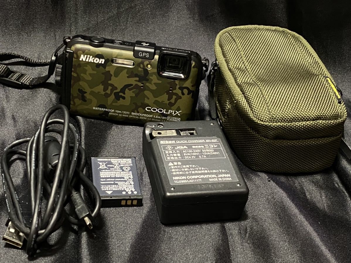 Nikon COOLPIX AW100 ニコン クールピクス コンパクト デジタル カメラ 