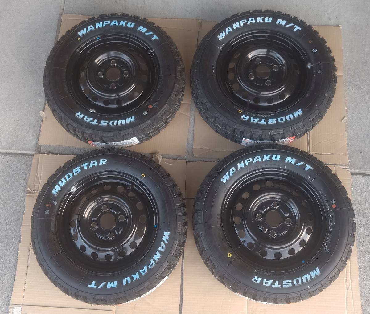 MUDSTAR RADIAL M/T 13インチ タイヤホイールセット2本