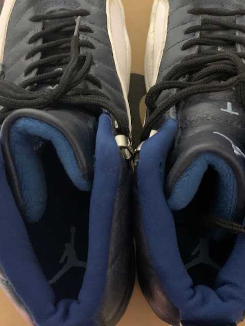 0 JORDAN AIR ORIGINAL us9 オブシディアン エアジョーダン12 紺×白