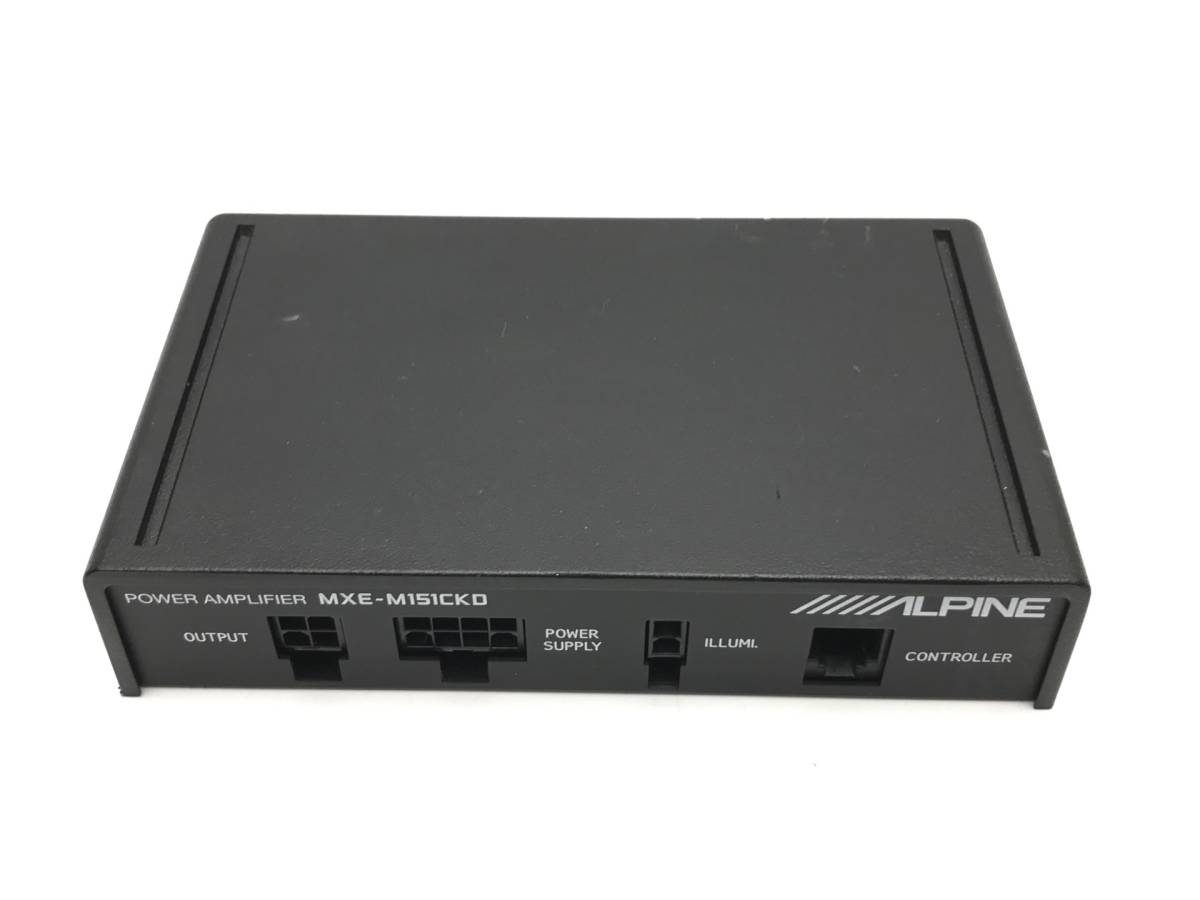 車 Alpine SWE-1500 サブウーファーMXE-M151CKD アンプ付