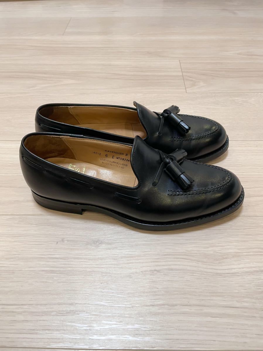 美品】クロケット&ジョーンズ キャベンディッシュ3 タッセルローファー 