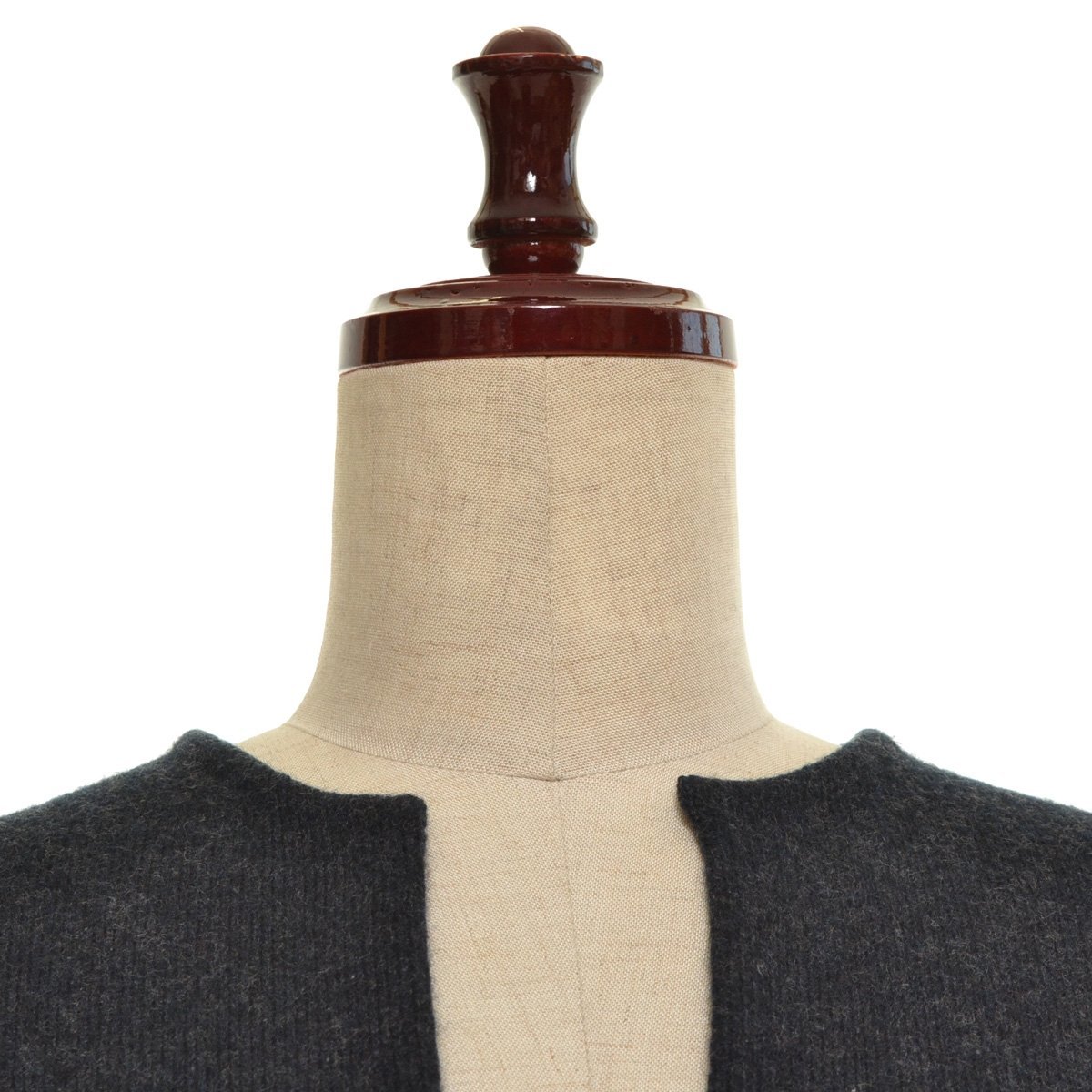 ◇428382 HERMES エルメス カシミヤニットスキッパーワンピース サイズ36 カシミヤ100% レディース イギリス/英国製 ネイビー ニット 中古・古着通販HERMES (エルメス) 38サイズ Hロンド エルメス（ワンピース｜レディースファッション