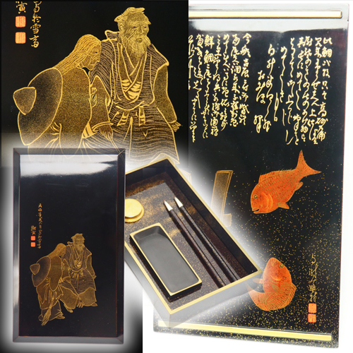 流】茶懐石道具 蒔絵吸物椀五客 WF622 お買い得，限定セール 【公式通販】