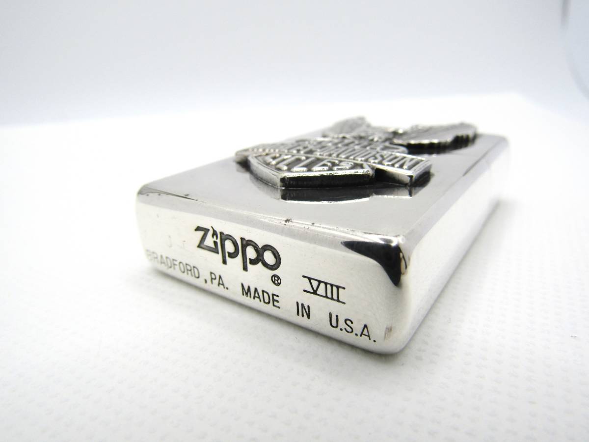 ハーレーダビッドソン白頭鷲イーグルメタル☆zippoジッポ1992年 