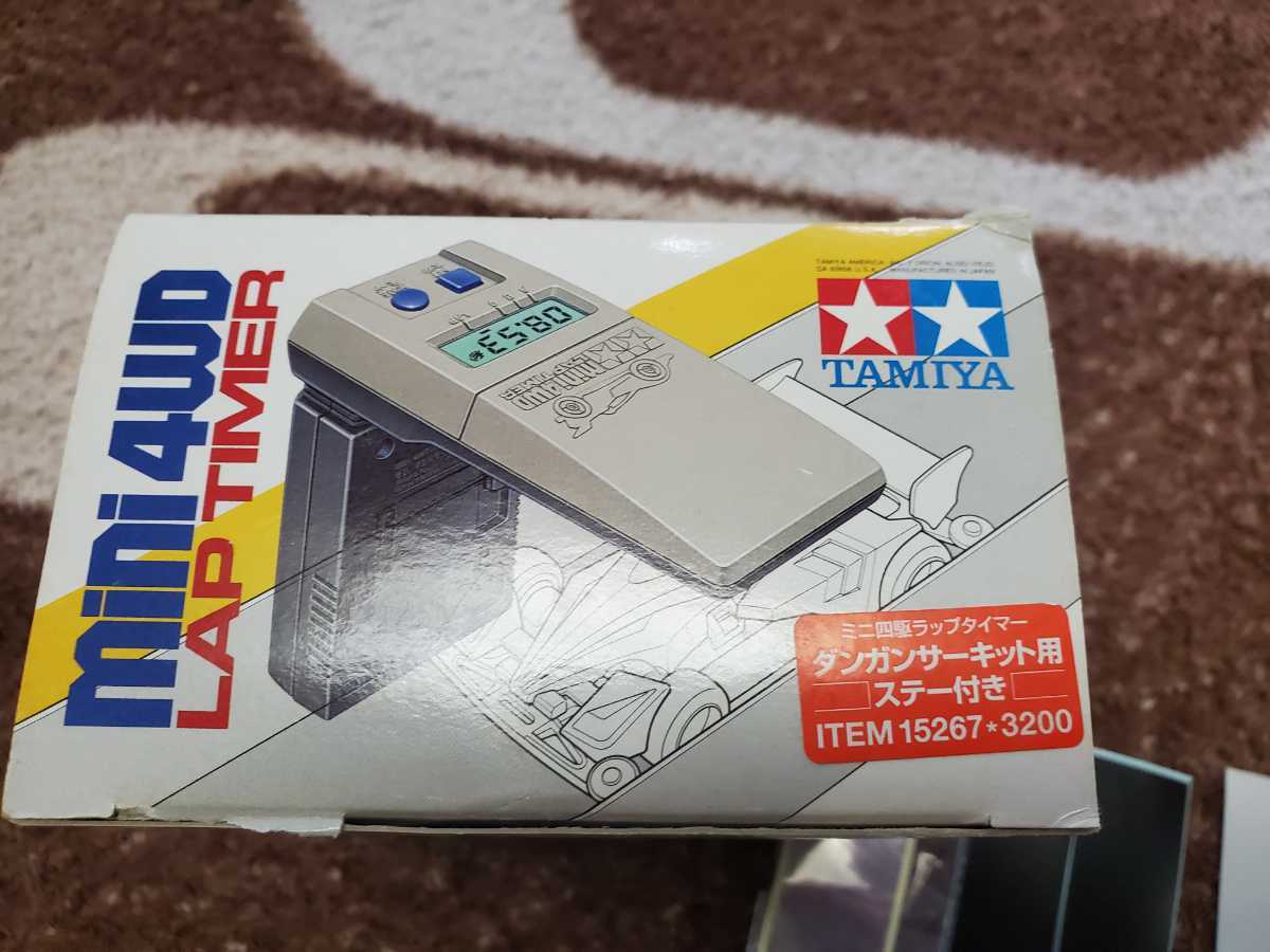 タミヤミニ四駆 オーバルホームサーキット ラップタイマー付き くま