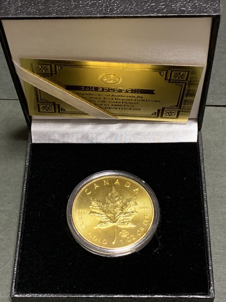 カナダ 2015年 メイプルリーフ 金貨 エリザベス エリザベス2世｜NJ 50