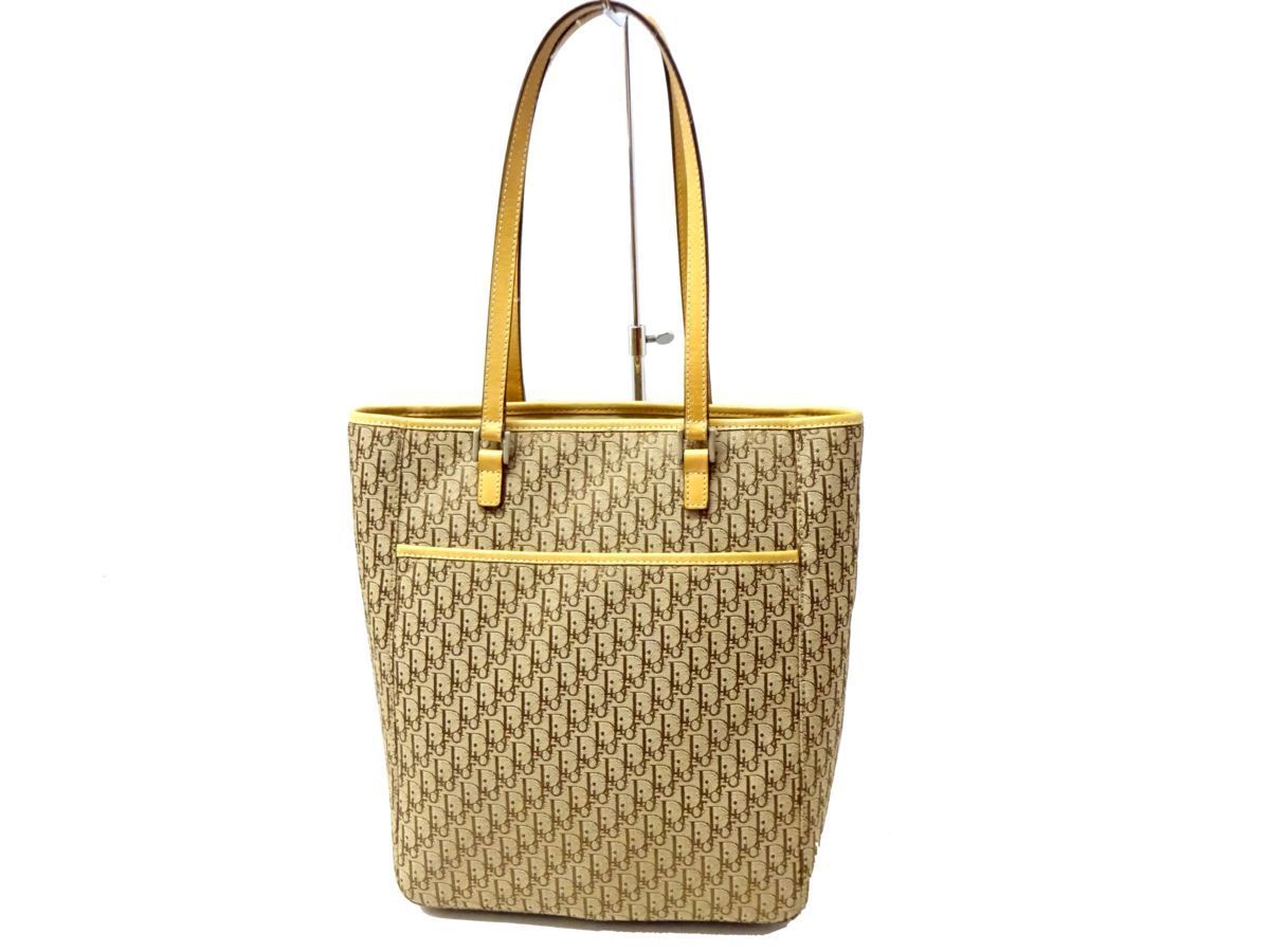 袋付【美品】クリスチャン ディオール Christian Dior トロッター 