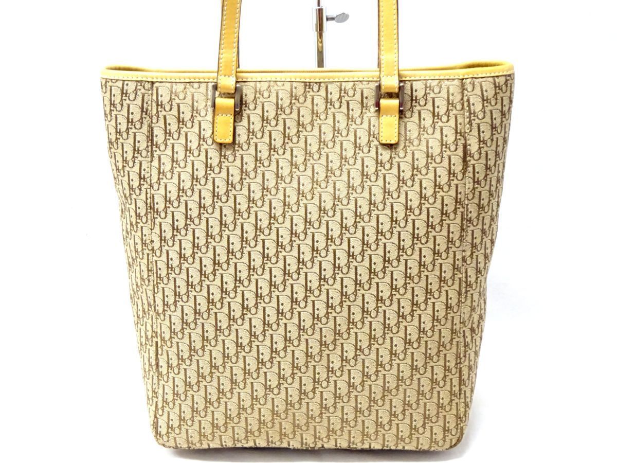 袋付【美品】クリスチャン ディオール Christian Dior トロッター 
