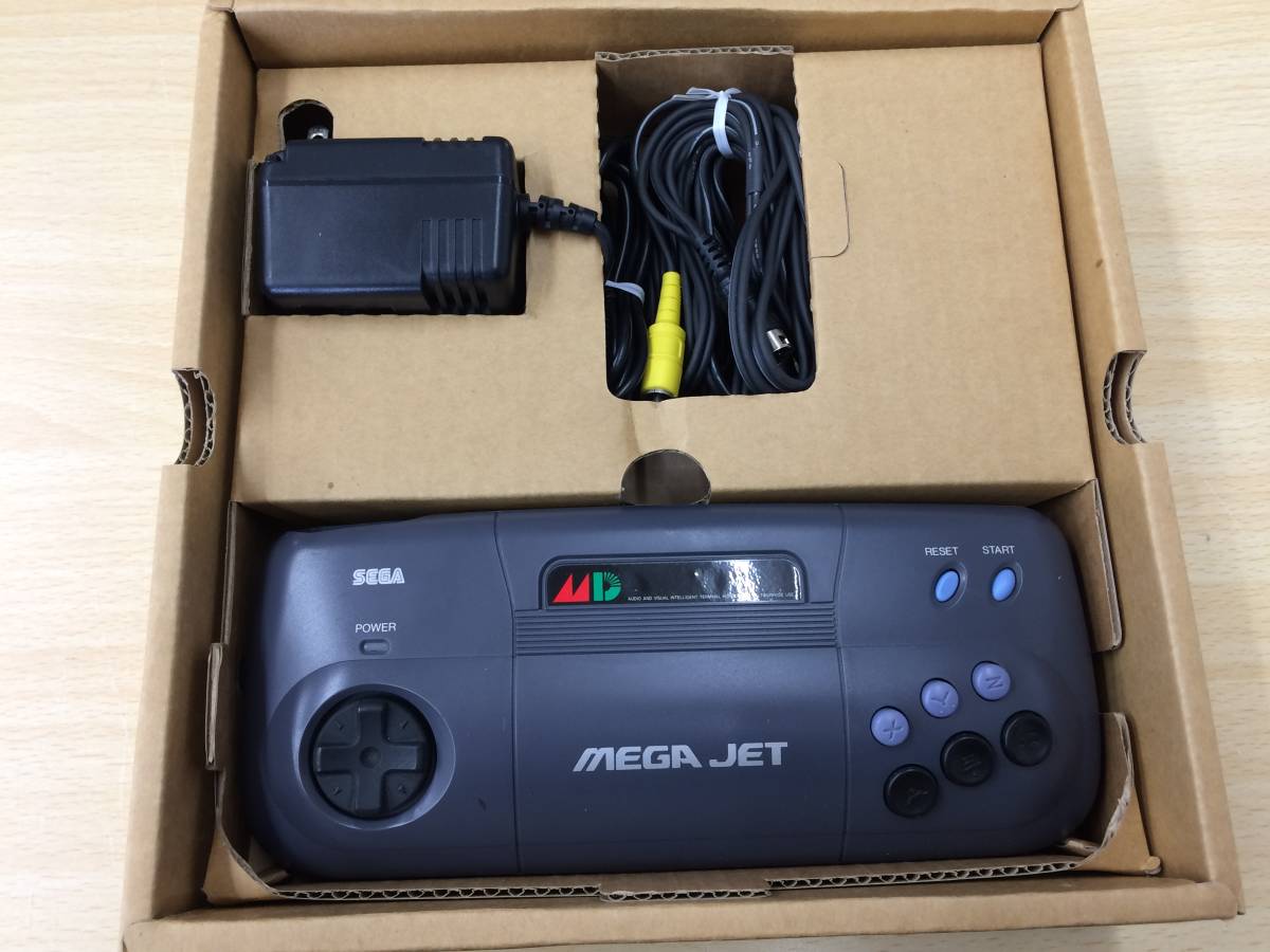 HB764) MD メガドライブ メガジェット (セガ製) MEGA JET SEGA (本体