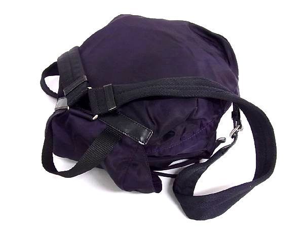 1円 PRADA プラダ テスートナイロン SV金具 巾着型 リュックサック