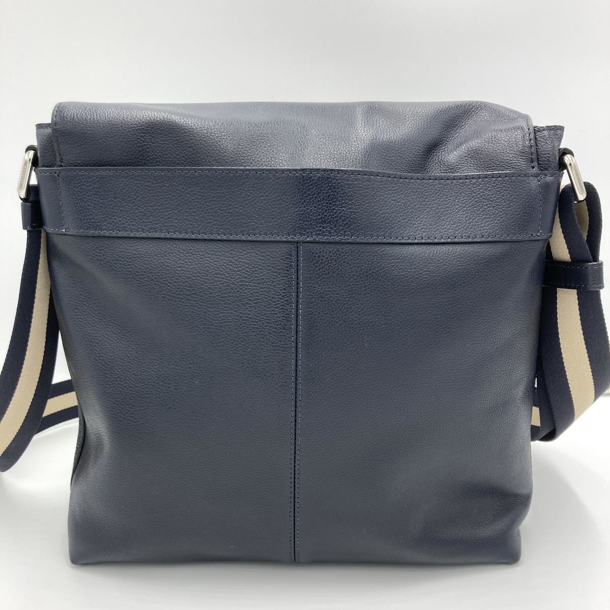 1円 【美品】 COACH コーチ ショルダーバッグ メッセンジャーバッグ オールレザー 本革 ネイビー 紺 メンズ ユニセックス 斜め掛け コーチ 1円 COACH 入手困難COACH バッグ ブランド通販のBUYMA