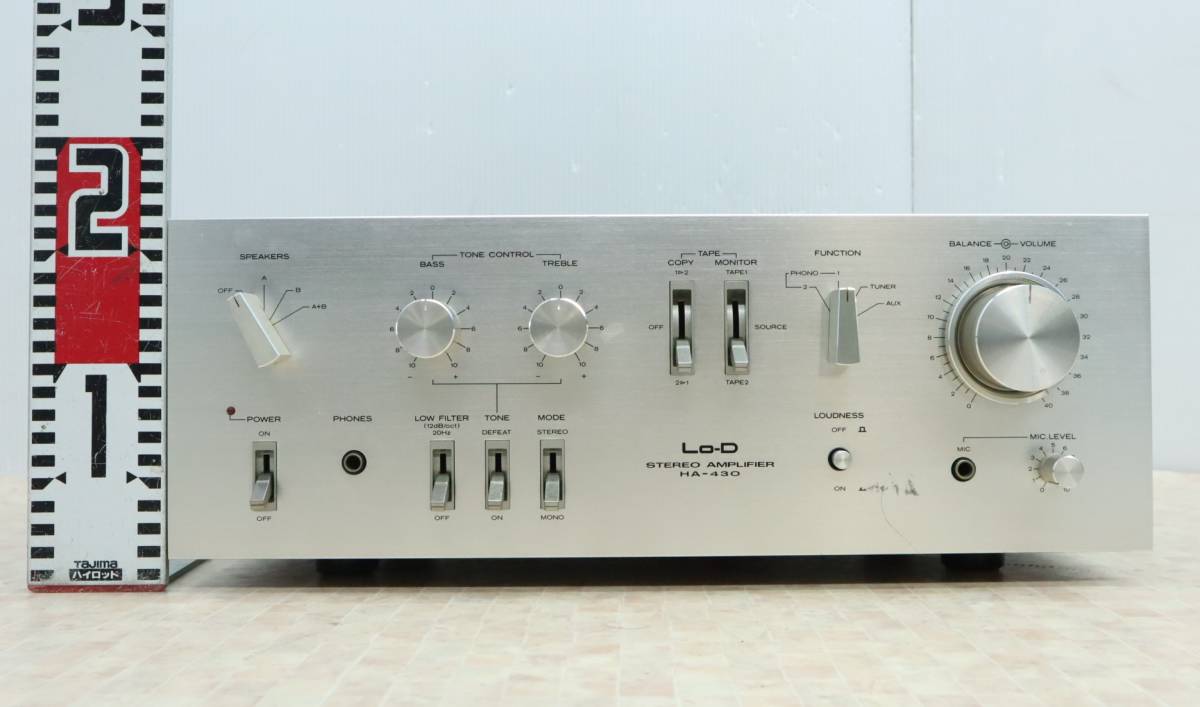△｜プリメインアンプ｜HITACHI 日立 Lo-D HA-430｜オーディオ機器
