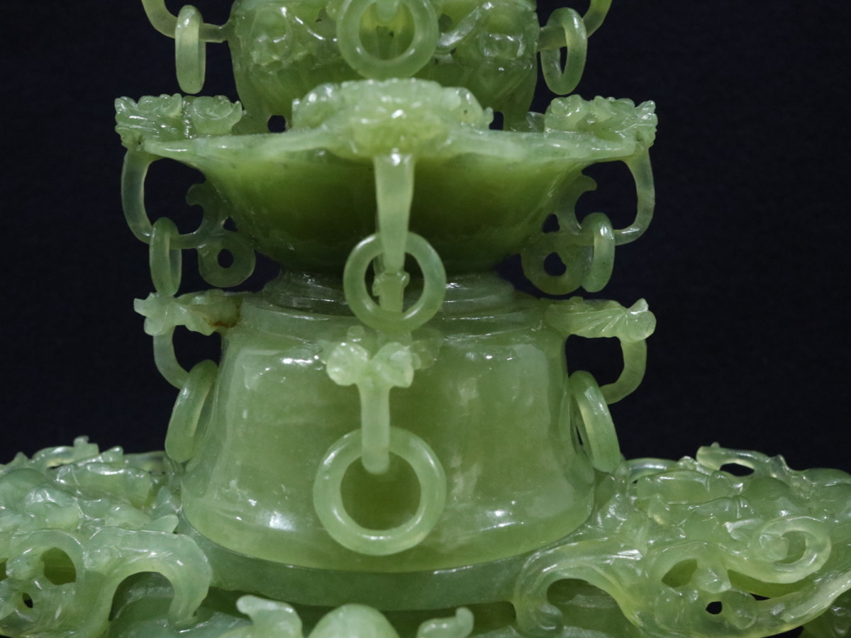 天然石製香炉 香炉 | 石 水晶 倒流 中国美術