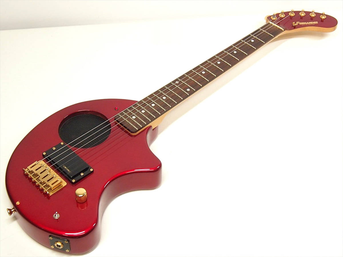 ▽ FERNANDES/フェルナンデス ZO-3C レッド ゴールドパーツ仕様 アンプ  