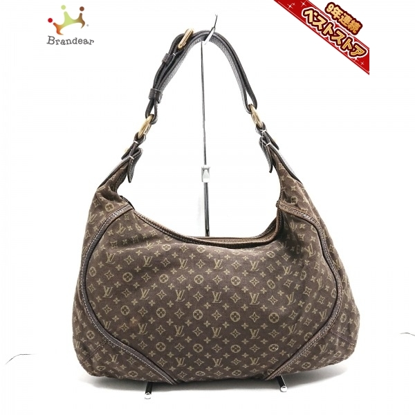 限定SALE，お得 ルイヴィトン LOUIS VUITTON ショルダーバッグ M95619 マノンMM コットン リネン グレインレザー エベヌ 不鮮明 バッグ(その他)｜売買されたオークション情報、yahooの商品情報をアーカイブ公開 - かばん、バッグ