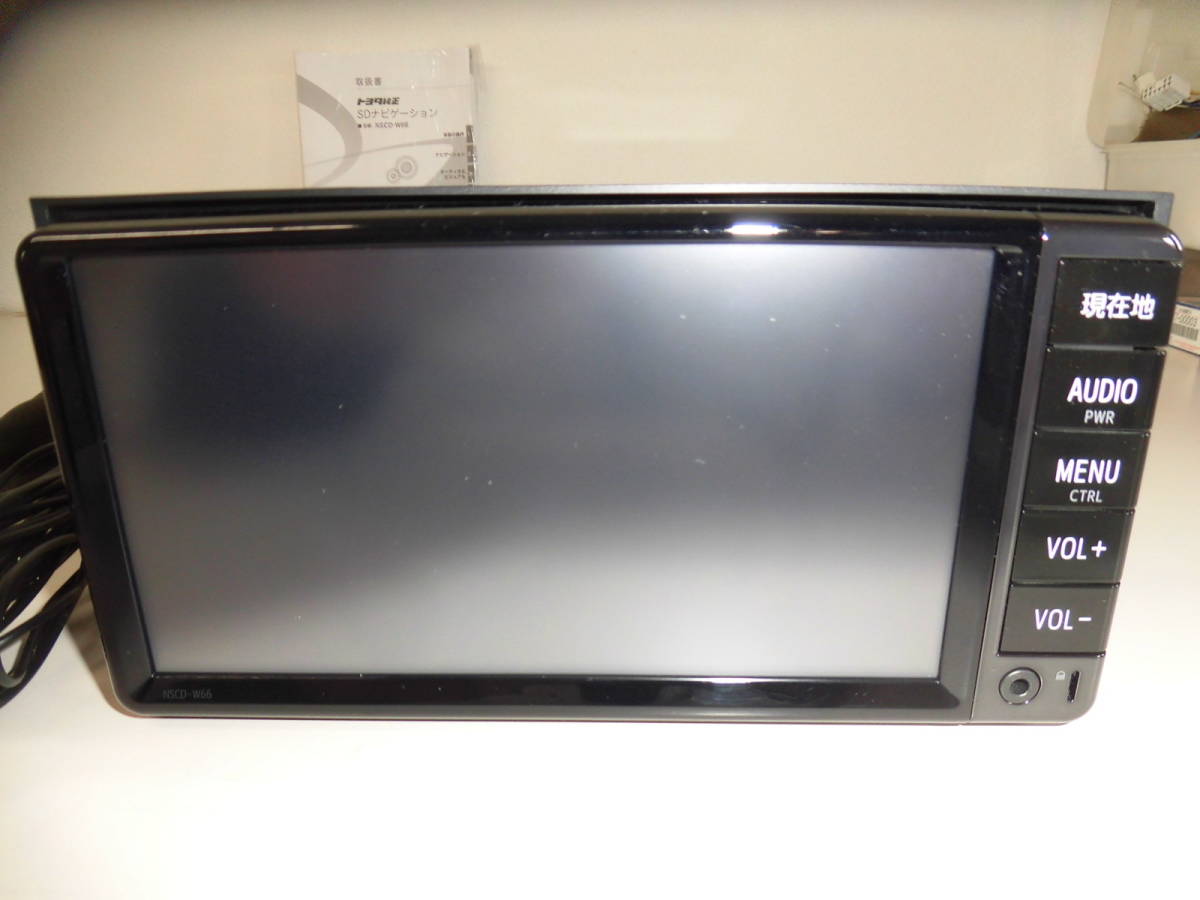 N1967 トヨタ【TOYOTA】純正 SDナビ NSCD-W66 中古品 【公式通販】