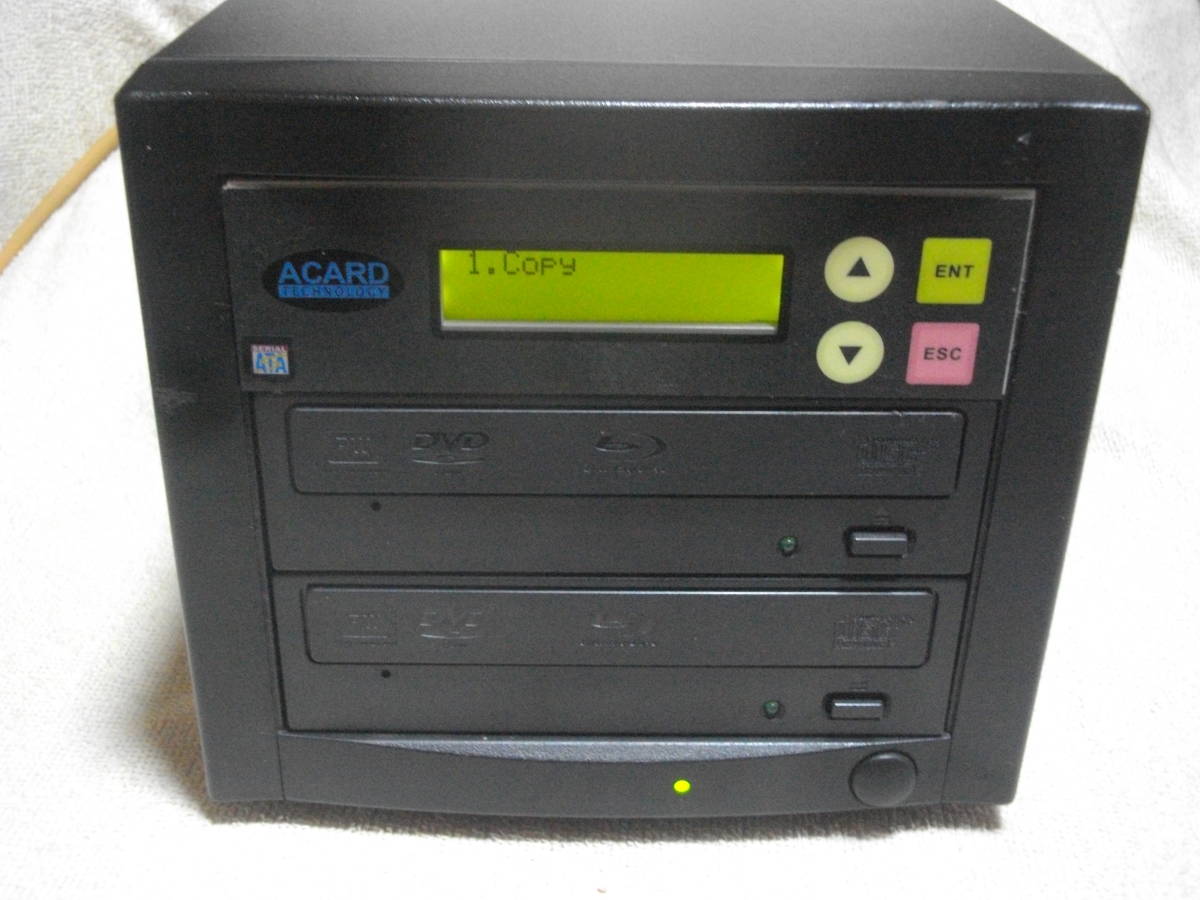 調子悪いのでジャンク ASUS ACARD 5ドライブ DVDデュプリケーター