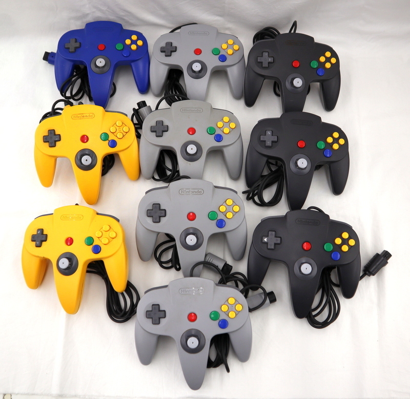 本体 0 ニンテンドー64 | N64 NINTENDO64 ソフト10本付ニンテンドー64 - コントローラー2個付き NINTENDO 通電 すぐ遊べるセット ソフト10本 すぐ 任天堂64本体 ジャンク300円のニンテンドー64動作確認！