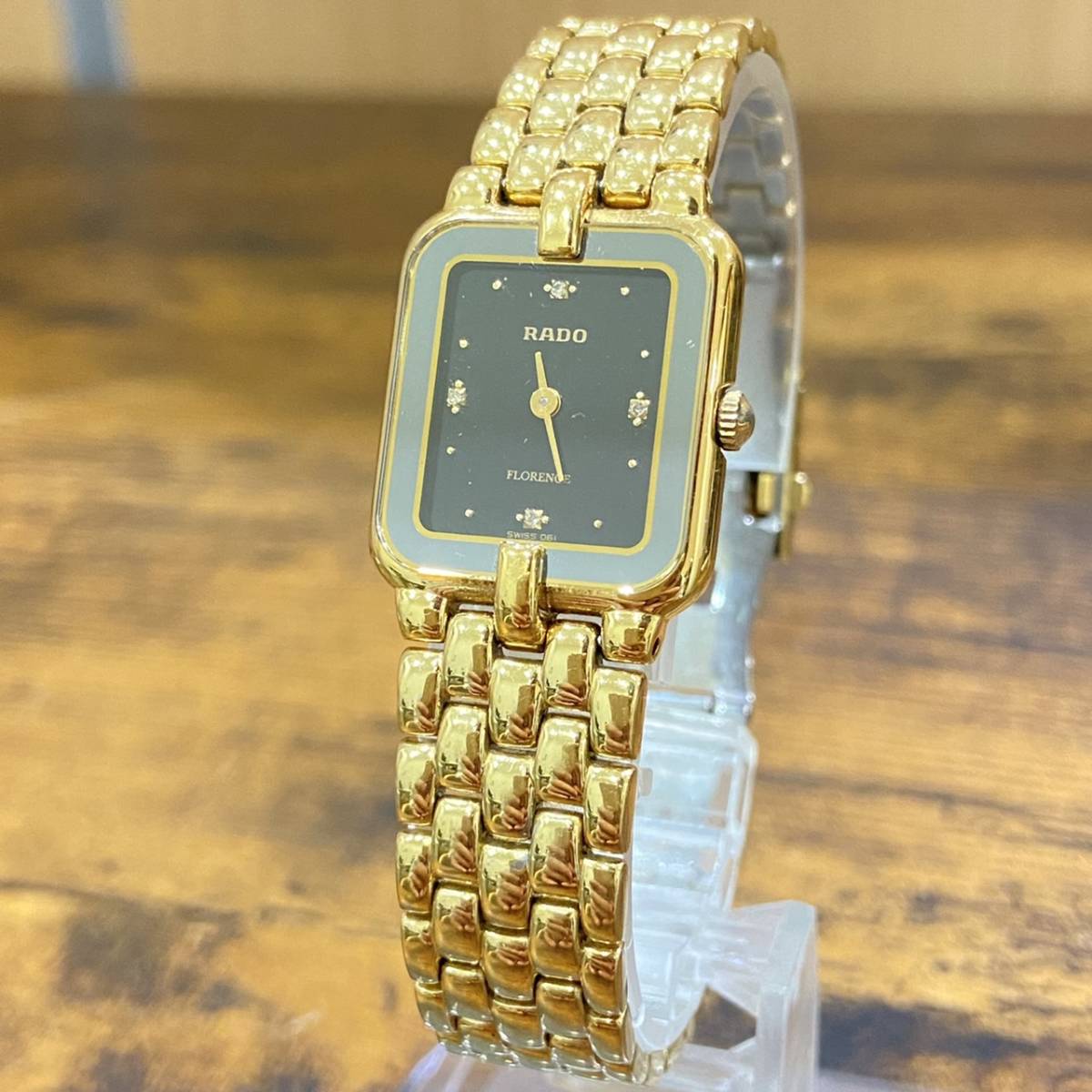 稼働品 保管品 RADO FLORENCE ラドー フローレンス クオーツ 電池式 
