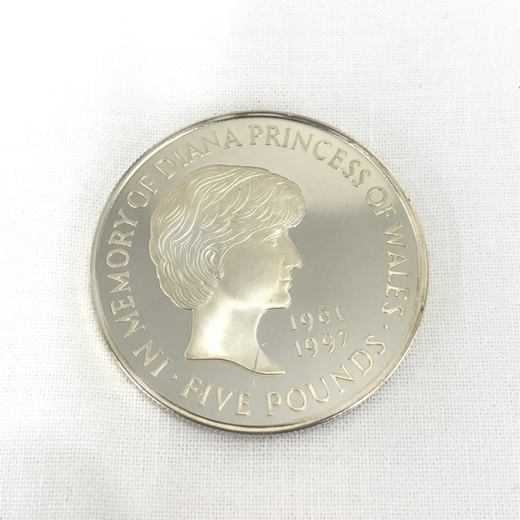 イギリスエリザベス母80歳記念5ポンド銀貨 箱説付き イギリス