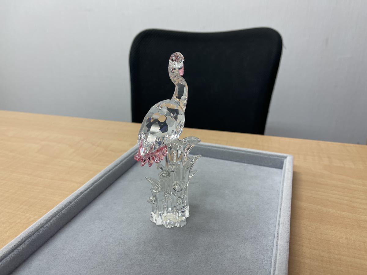 SWAROVSKI スワロフスキー フラミンゴ オブジェ 置物 フラミンゴ