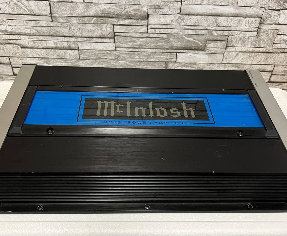 McIntosh MC431 100w×4 パワーアンプ 4ch マッキントッシュ 1ch