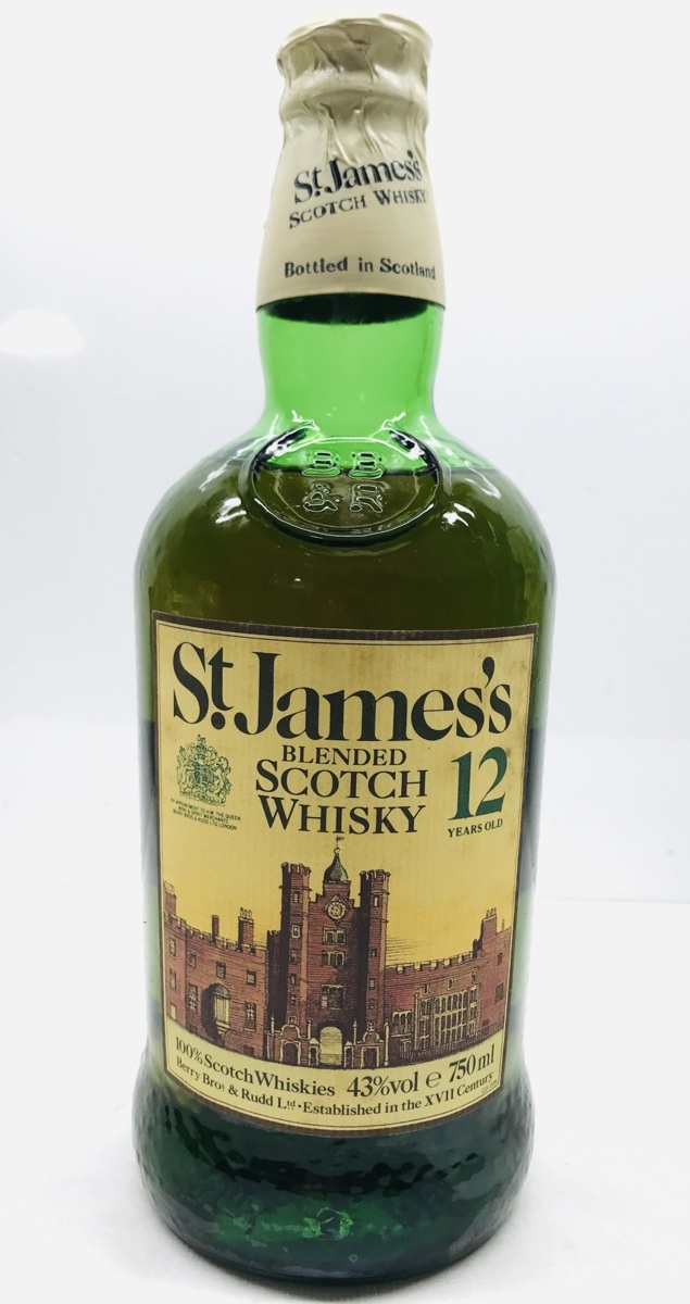 未開栓 ウイスキー セント ジェームス 12年 750ml 43% スコッチ 未開栓 ST.JAMES'S セントジェームス 12年 750ml/43% スコッチ