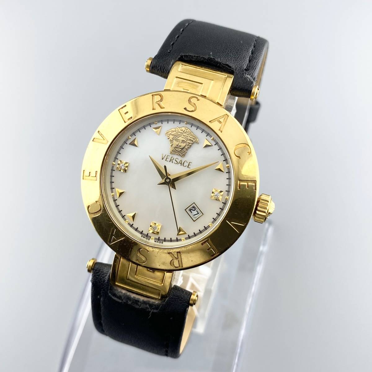 受発注 【1円スタート】VERSACE ヴェルサーチ XLQ90 メデューサ GP 
