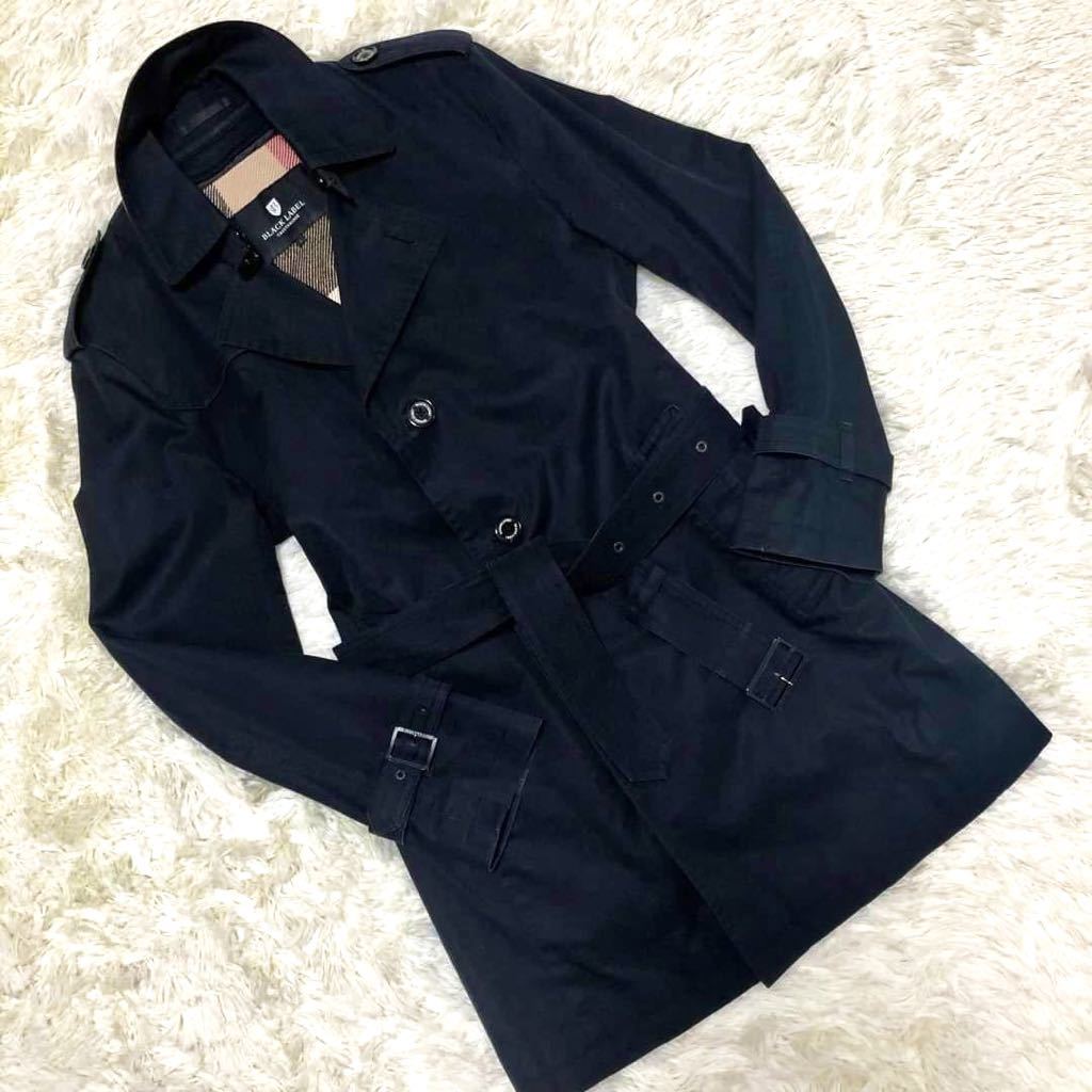 ブラックレーベルクレストブリッジ Lサイズ トレンチコート ライナー付き ネイビー ジャケット BLACK LABEL CRESTBRIDGE ノバチェック M29 トレンチコート LABEL ブラックレーベルクレストブリッジ 美品&frasl;Lサイズ◎ライナー付◎BLACK 中古・古着通販BLACK y*e