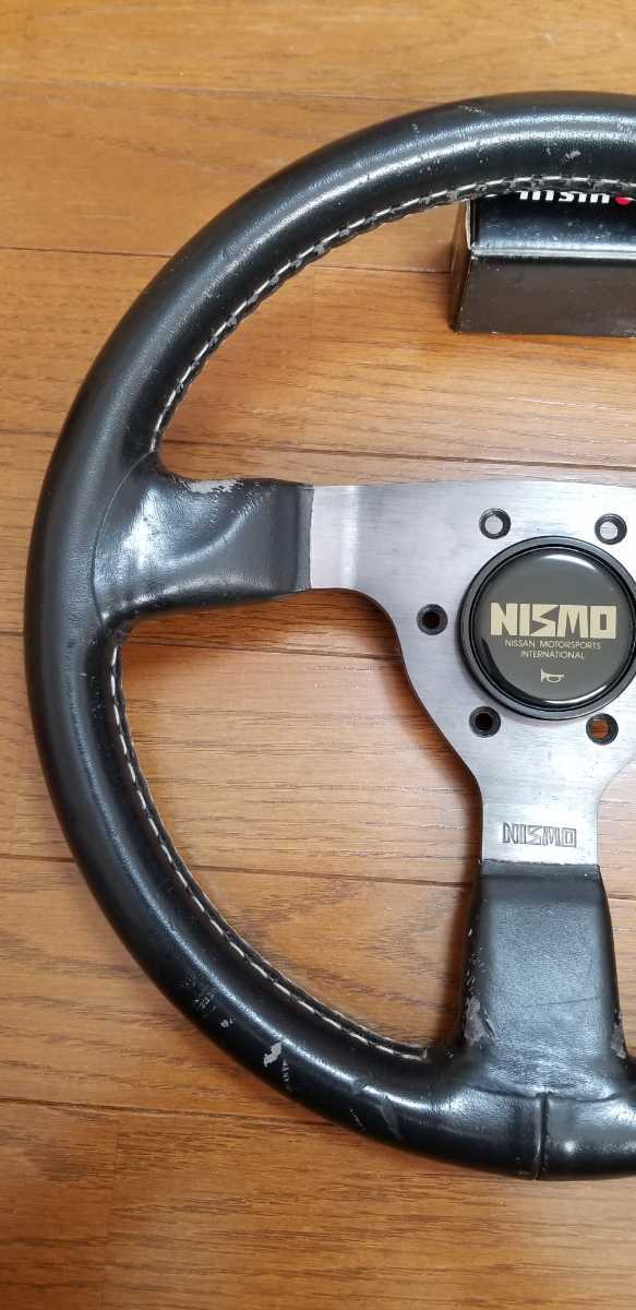 NISMO ニスモ ステアリング 33Φ ホーンボタン付き 希少 当時物 ニスモ