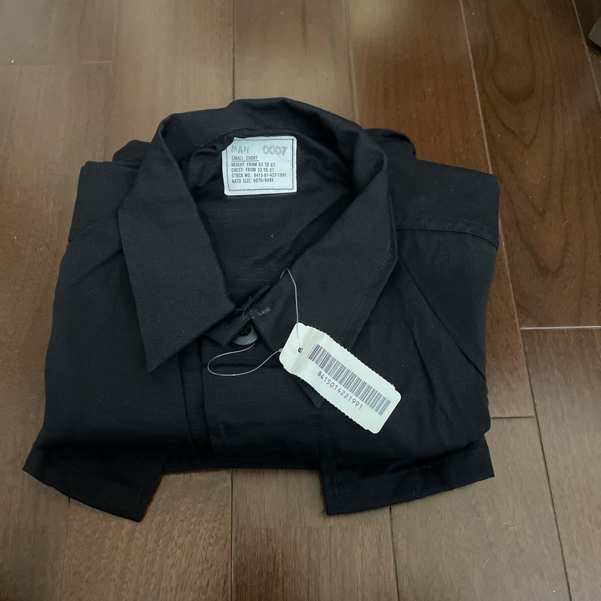 BLACK357 SmallーShort 米軍デッドストック BDUジャケット RIP-STOP