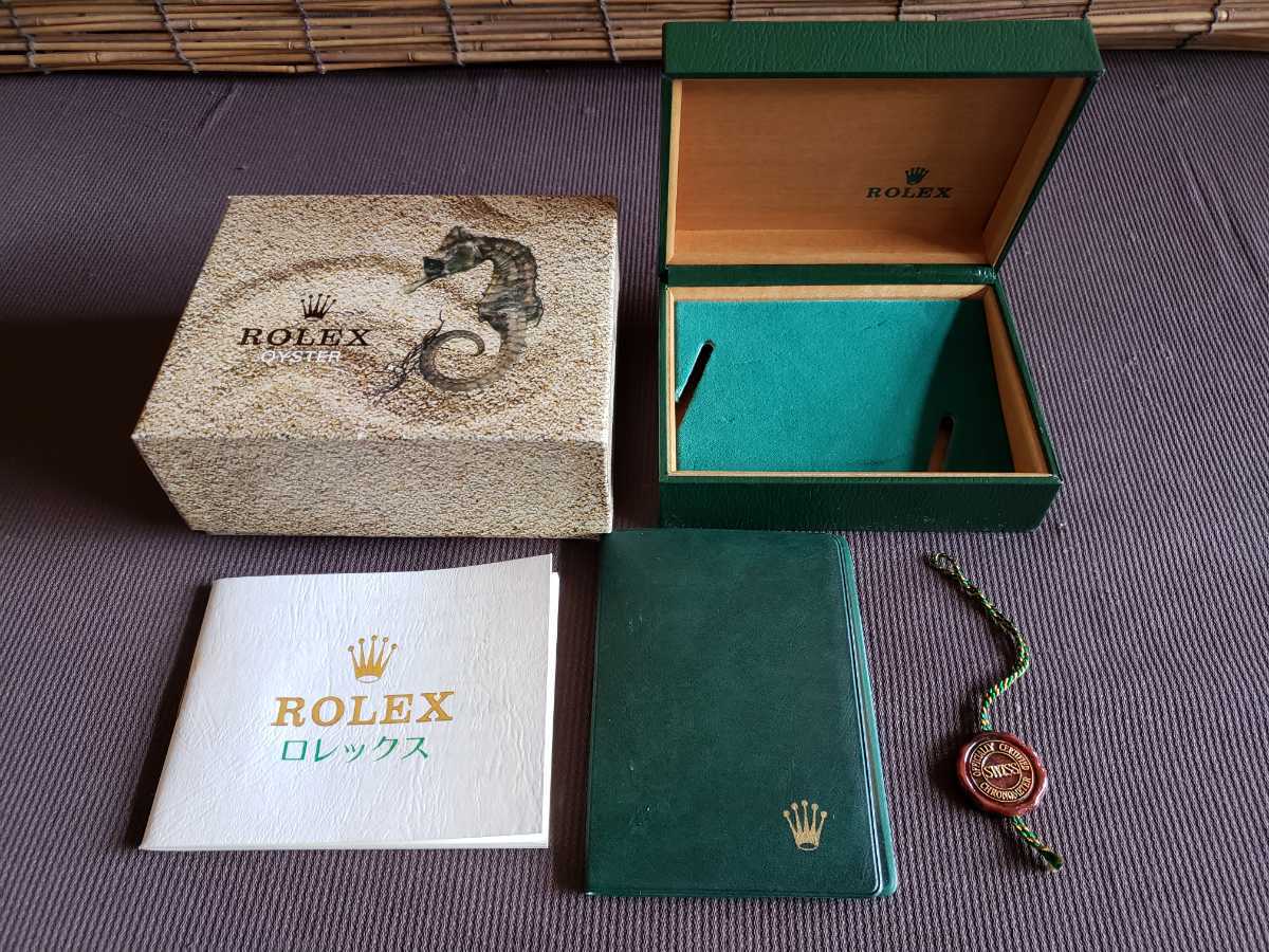 ROLEX 純正箱】ロレックス/空箱/木製BOX/木箱②/説明書 純正
