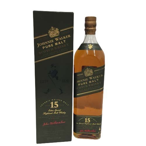 新品未開栓　ジョニーウォーカー ピュアモルト 15年 750ml 43% 泉店22-420【未開栓/箱】ジョニーウォーカー 15年 グリーンラベル