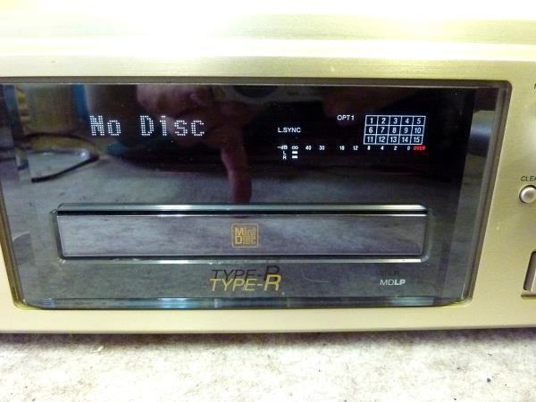 ◆ジャンク/SONY/MDデッキ MDS-JA333ES◆ MDS-JA333ES SONY ソニー Silver JUNK ジャンク扱い