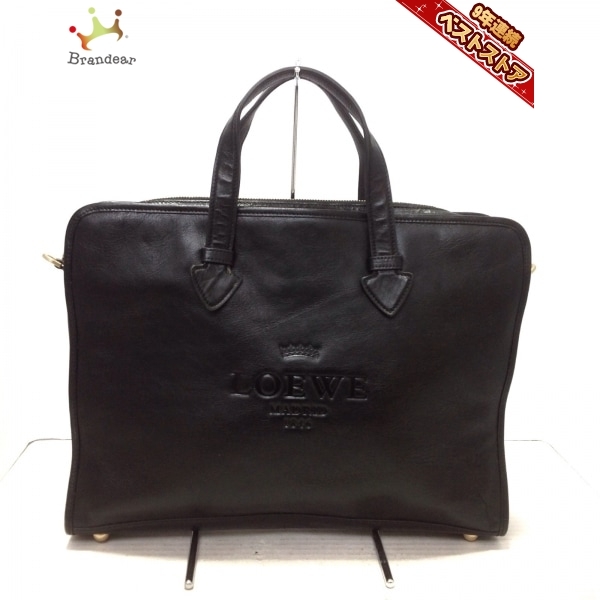 LOEWE ヘリテージ ロエベ レザー バッグ 2WAY - ブリーフケース トート