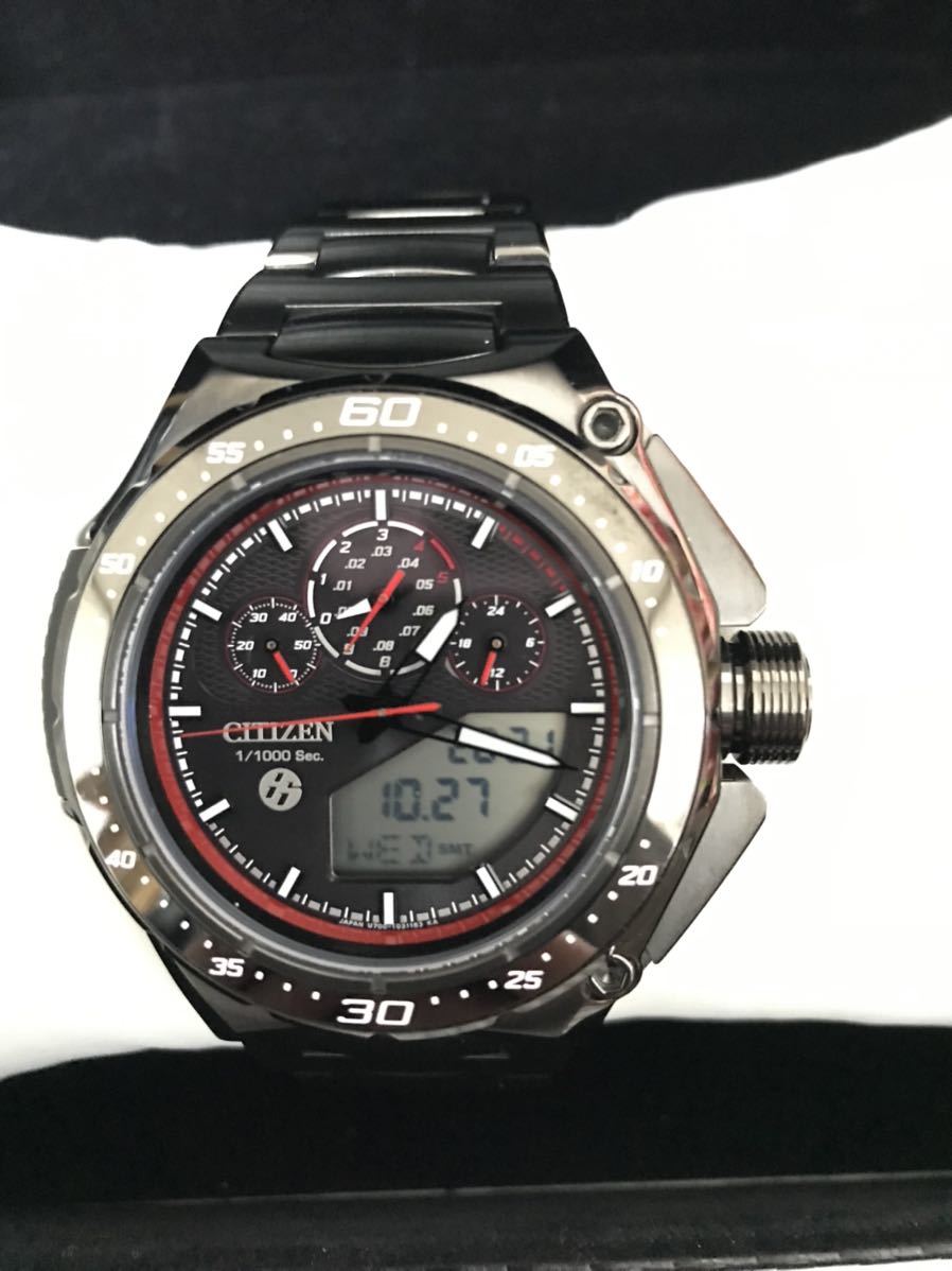 希少 CITIZEN×TOYOTA 86 コラボ腕時計 限定350個 ソーラークロノグラフ