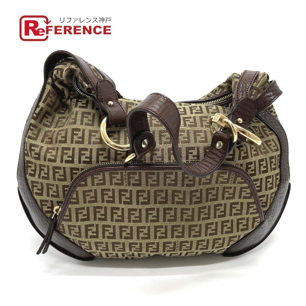 FENDI フェンディ ズッキーノキャンバス ワンショルダー ショルダー