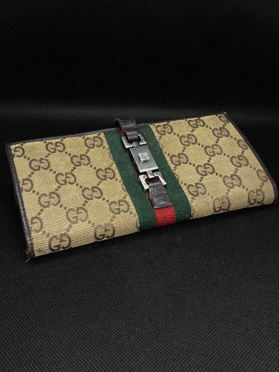 1円] GUCCI グッチ 長財布 054792067 財布 中古(長財布（小銭入れあり  