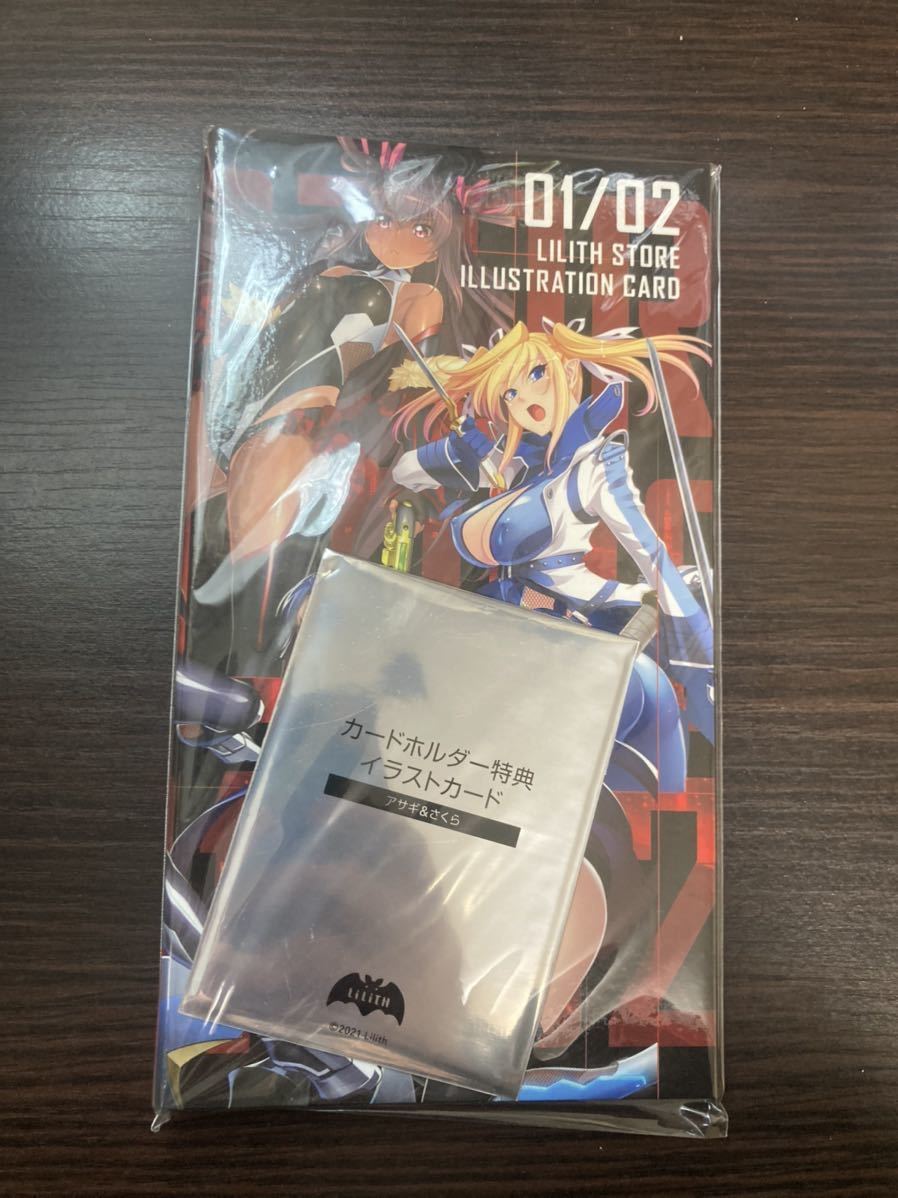 新品未開封 対魔忍 イラストカード カードホルダー vol1.2 ゆきかぜ 