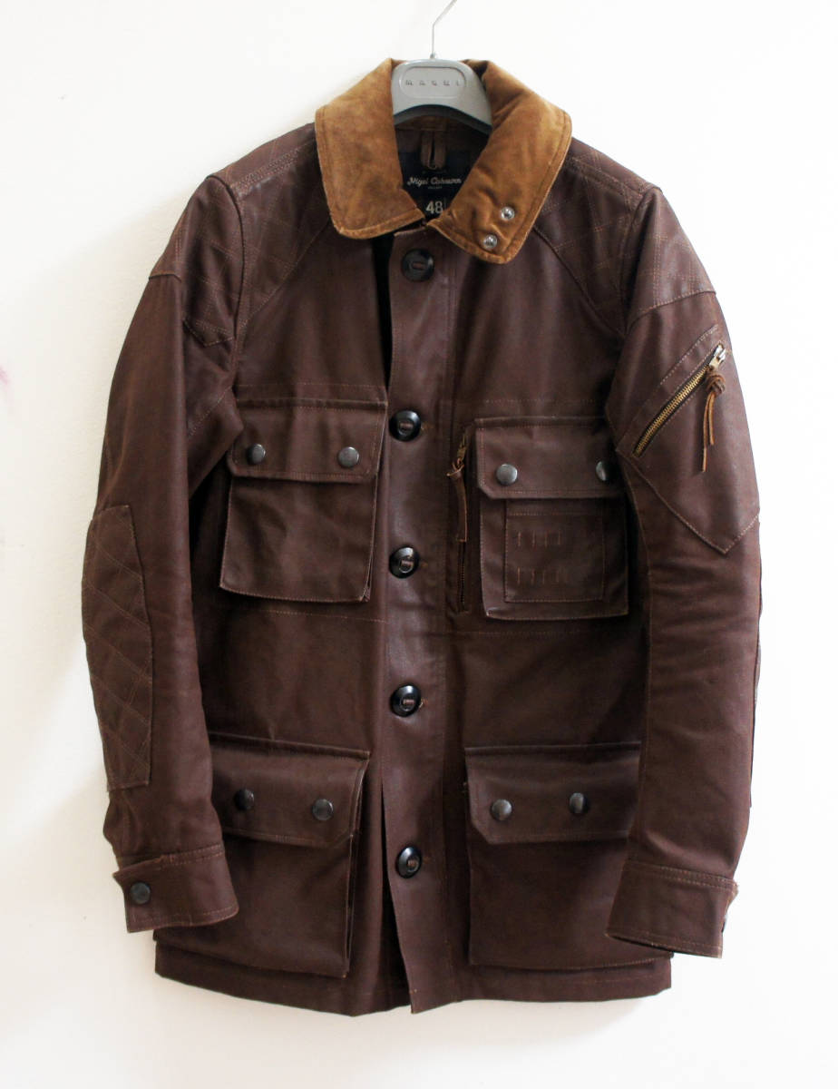 超希少 イギリス製 Nigel Cabourn ナイジェルケーボン コーティング 