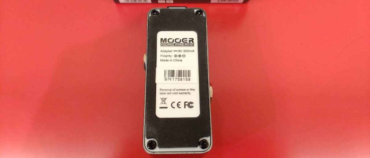 MOOER】Micro Preamp 015☆新品未使用ストック品☆最安値