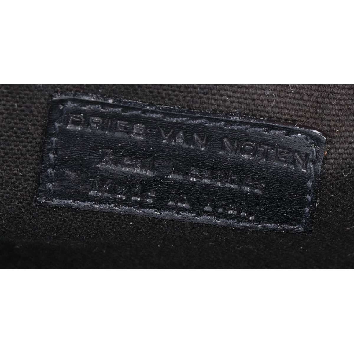 DRIES VAN NOTEN ドリスヴァンノッテン ホースハイド/ハラコフラップ 