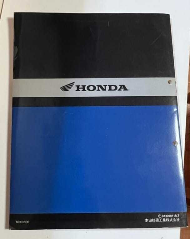 HONDA サービスマニュアル v－ツイン マグナ カタログ、パーツリスト