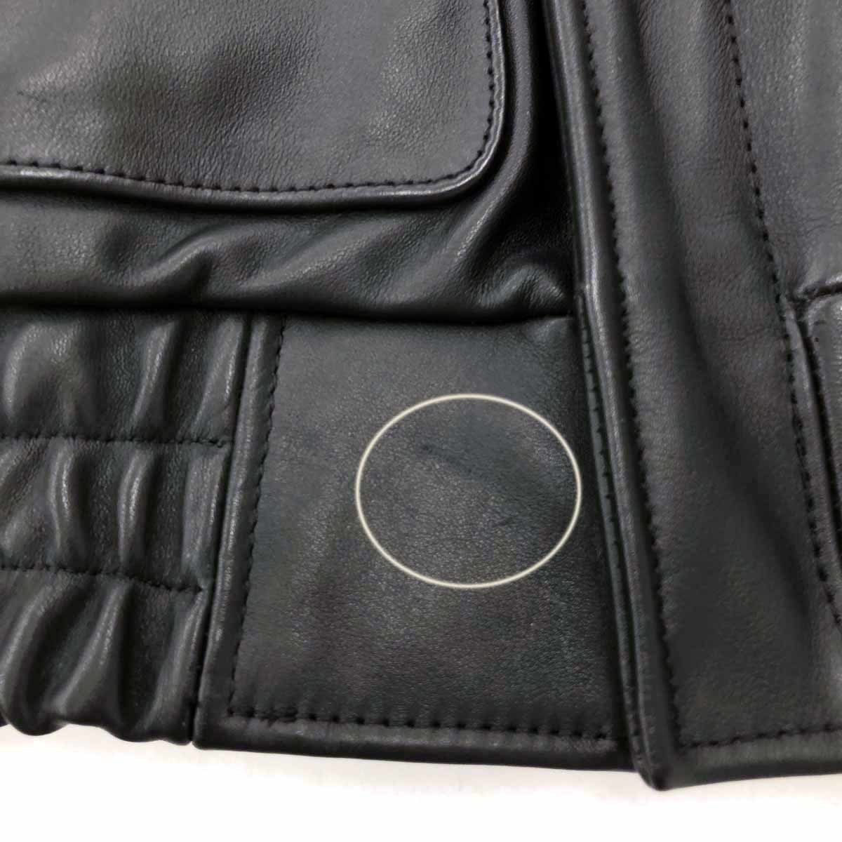 美品◇NANKAI(南海部品) ライダース サイズM◇ black /黒/ブラック 