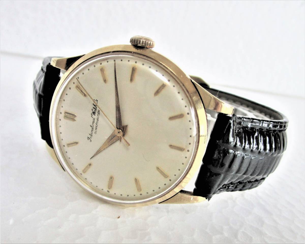 IWCシャフハウゼン[オールドIWC/18金無垢]☆手巻き/Cal.89☆風防キレイ 