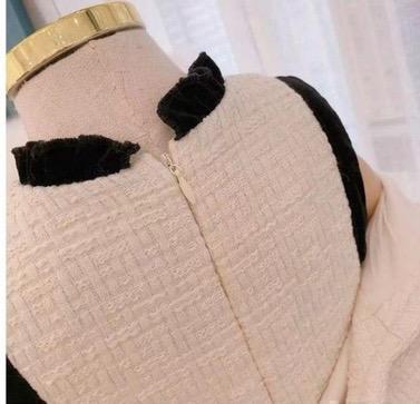 女の子 入学式 発表会 おしゃれ ファッション 刺繍 入学式 ワンピース 女の子 子供ドレス 発表会 フォーマル　ツイード　120　ー