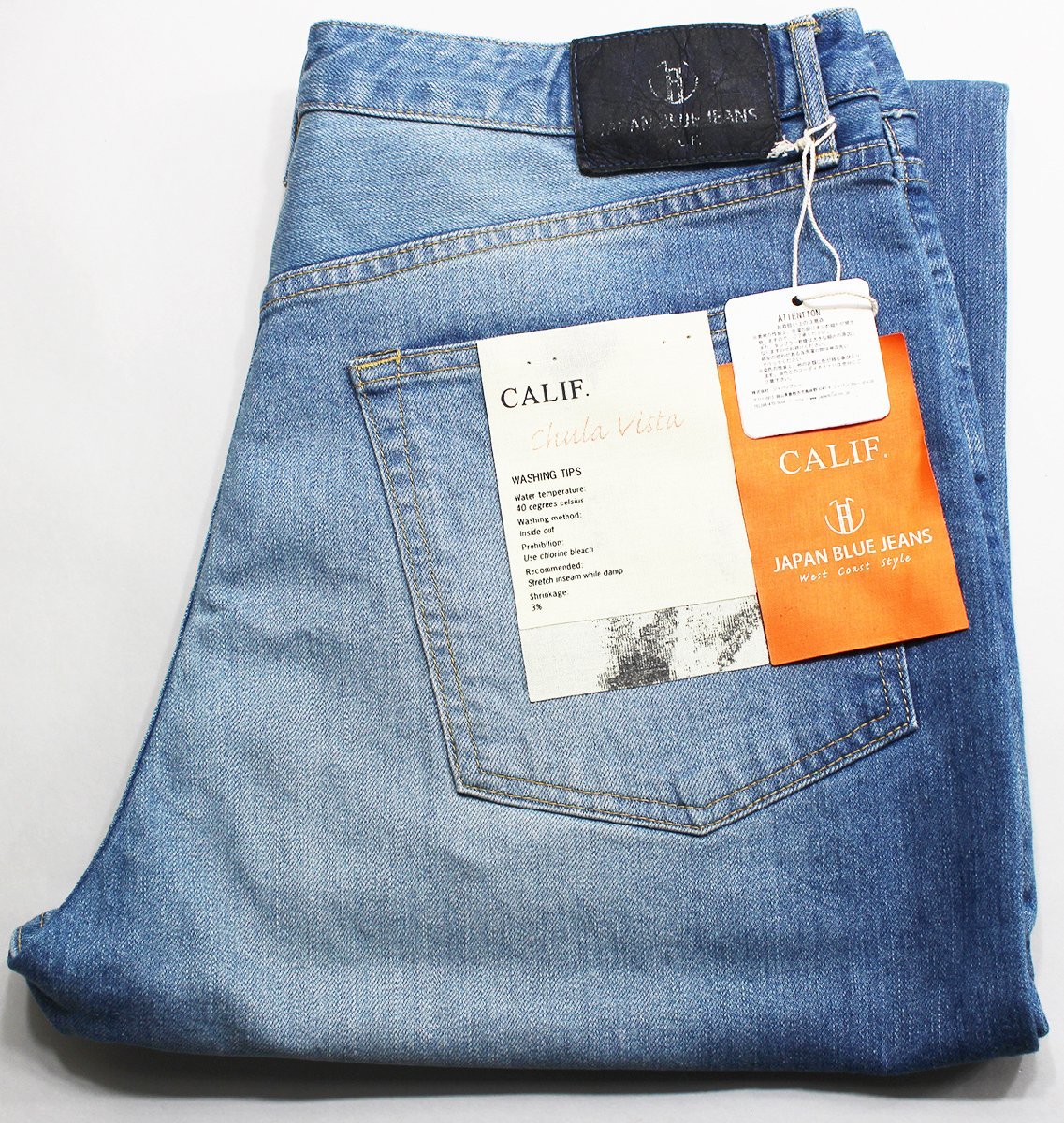 JAPAN BLUE JEANS (ジャパンブルージーンズ) CALIF ストレートフィット 12ozイージーデニム J8917CV Chula Vista 未使用品 size L / カリフ
