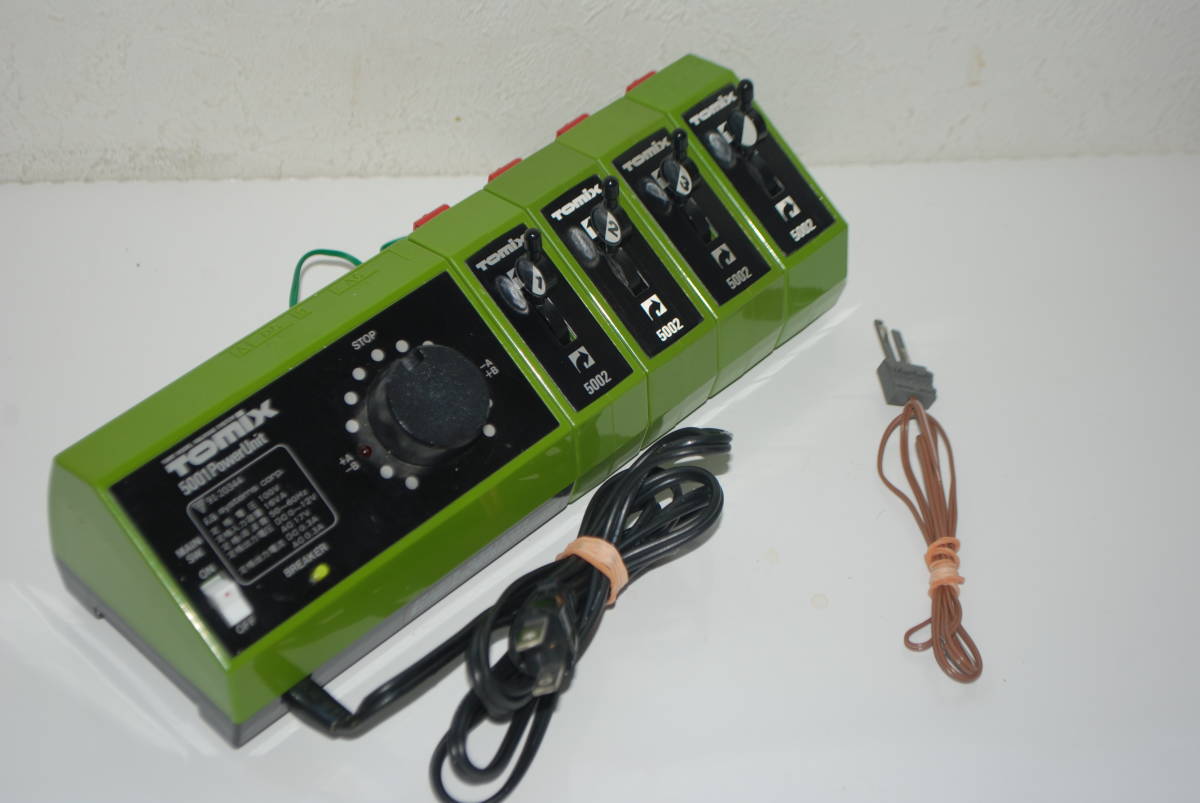 完動品 TOMIX 5001 パワーユニット＋5002 ポイントコントロール4台