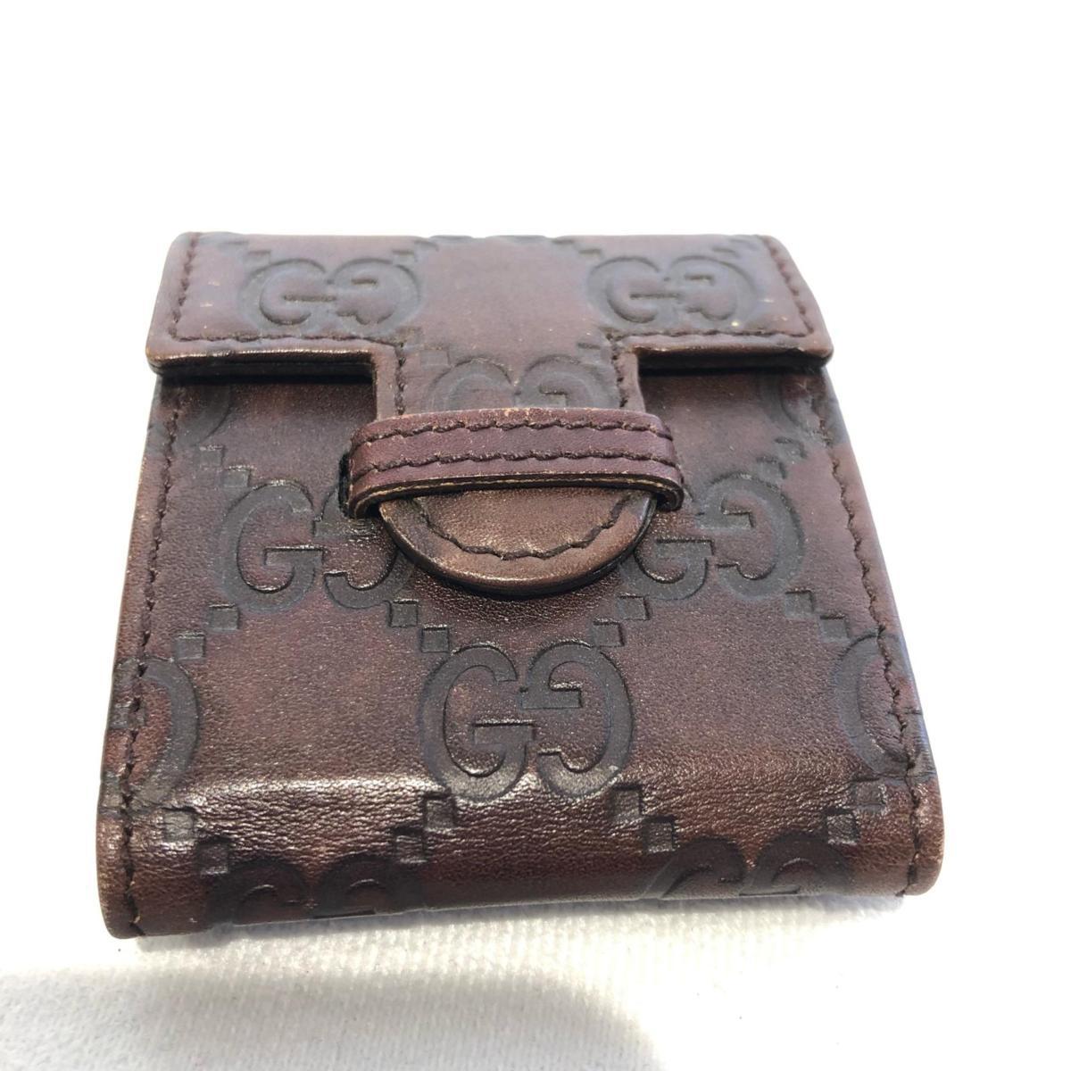 1円 GUCCI グッチ トラベルクロック 200 グッチシマ 置時計(男性用